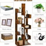 TFG 5 Tier Tree Bookshelf Bookcase