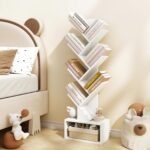 TFG 6 Tier Tree Bookshelf – White