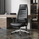 JEROME XT56 Executive Leather Chair (Black)
