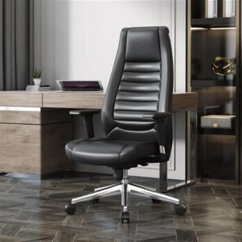 JEROME XT56 Executive Leather Chair (Black)