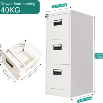 3 Drawer Filling Cabinet