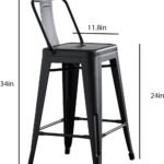 YT31 Bistro Barstool – Black