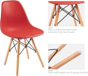 Eames Dining Chairs – Red