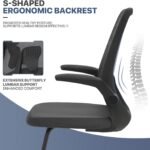 Ergonomic Visitors Chair with Flip Arms