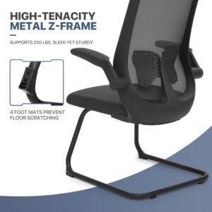 Ergonomic Visitors Chair with Flip Arms