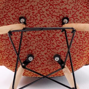 Eames Dining Chair with Patchwork Upholstery