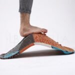 Eames Dining Chair with Patchwork Upholstery