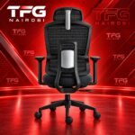 Ergonomic Black Mesh Office Chair with Headrest