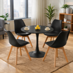 HM7813 Black Dining Set – Karen Nairobi