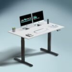 JHT8-ES1 Premium White Standing Desk – Westlands Executive Series
