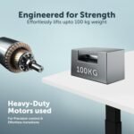 JHT8-ES1 Premium White Standing Desk – Westlands Executive Series