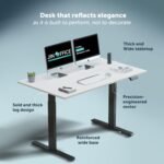 JHT8-ES1 Premium White Standing Desk – Westlands Executive Series