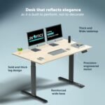 JHT8-ES5 White Executive Standing Desk – Runda Collection