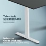 JHT8-ES6 Executive Standing Desk – Kisumu Modern Series