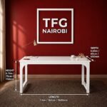 TFG VM1.6M White Computer Table in Gatundu Road Nairobi