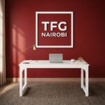 TFG VM1.6M White Computer Table in Gatundu Road Nairobi