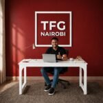 TFG VM1.6M White Computer Table in Gatundu Road Nairobi