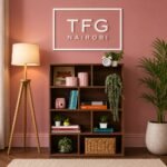 TFG111-4 American Walnut Mini Bookshelf – The Furniture Guys Nairobi