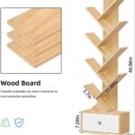 TFG 8 Tier Tree Bookshelf – Natural