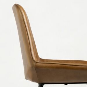 BROOKLYN B77 Leather Barstool - Brown