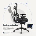 ErgoHuman High-Back Mesh Orthopaedic Ergonomic Chair – Black