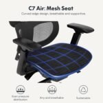 ErgoHuman High-Back Mesh Orthopaedic Ergonomic Chair – Black