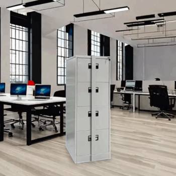 4 Drawers File Cabinet w/ Security Bar