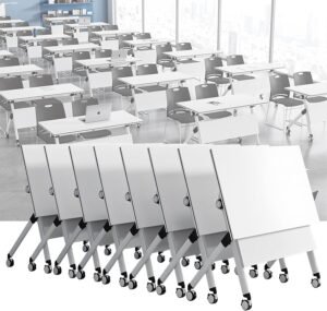JT20W Folding Conference Table - White