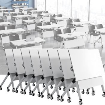 JT20W Folding Conference Table - White
