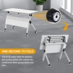 JT20W Folding Conference Table – White
