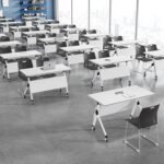 JT20W Folding Conference Table – White