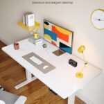 Electric Height Adjustable Desk – White