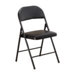 PVC Folding Chair – Black