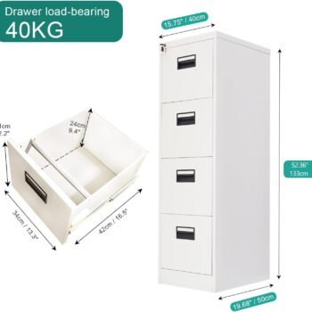 Steel File Cabinet 4 Drawers