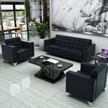OS208 BL Office Reception Sofa