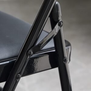 PVC Folding Chair - Black