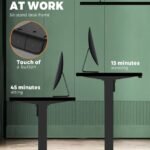 Electric Height Adjustable Desk – Black