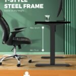 Electric Height Adjustable Desk – Black