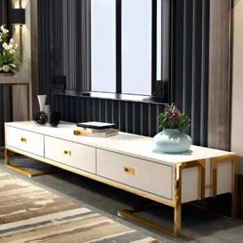 JOCISE TV Stand - White