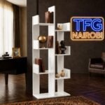TFG TR600-4 White Tree Bookshelf – Kiambu Road Showroom Setup