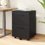 Mobile Pedestal Cabinet – Black