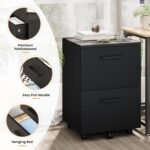 Mobile Pedestal Cabinet – Black
