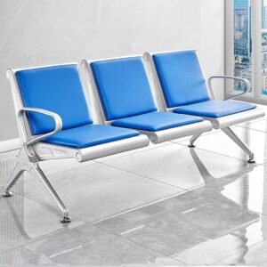 BXL 3 Seaters Linked Chair – Blue
