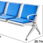 BXL 3 Seaters Linked Chair – Blue