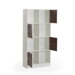 TFG Milan Italian Bookshelf – White, Natural