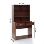 TFG 120CM Athens Home Office Desk – Walnut