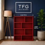 TFG111-4 Red Mini Bookshelf – The Furniture Guys Nairobi
