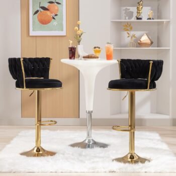 VC12B bar stool with gold base and backrest in Gatundu Road, Nairobi, Kenya