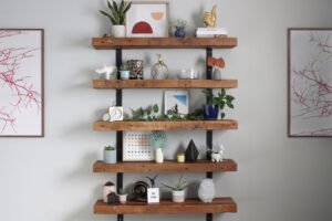 SANGARE Floating Shelf (Rustic Black)