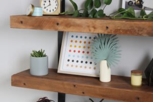 SANGARE Floating Shelf (Rustic Black)